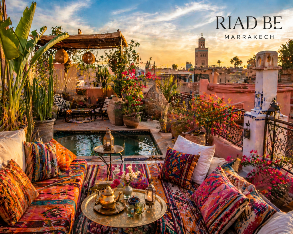 hidden riads in Marrakech with secret rooftops traditional courtyard rooftop ambiance