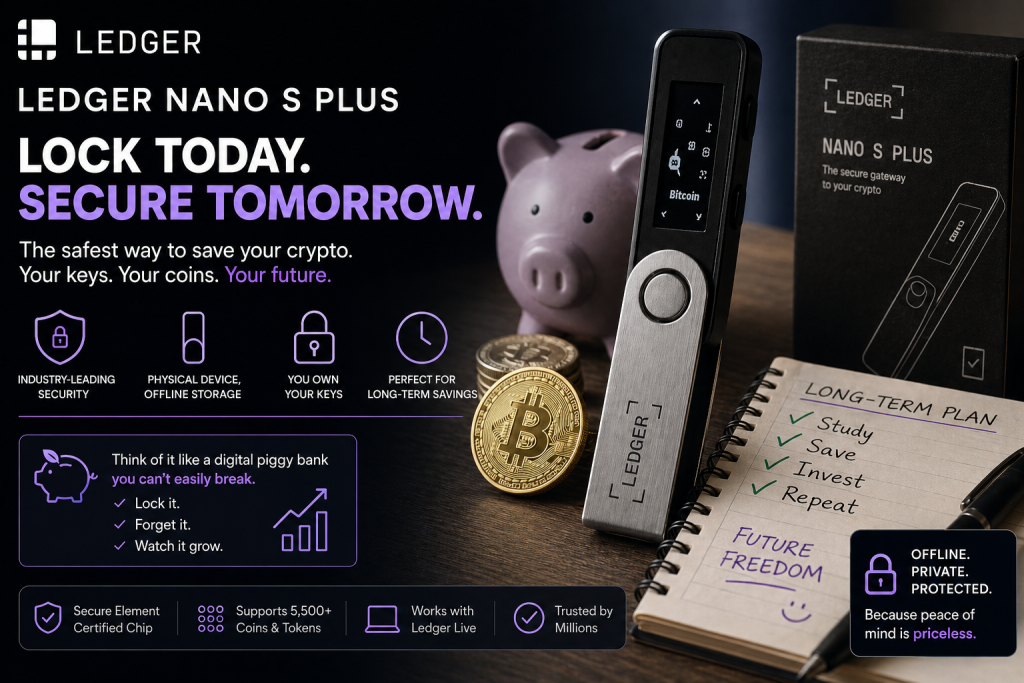 best crypto wallets for students using Ledger Nano S Plus for secure long term storage