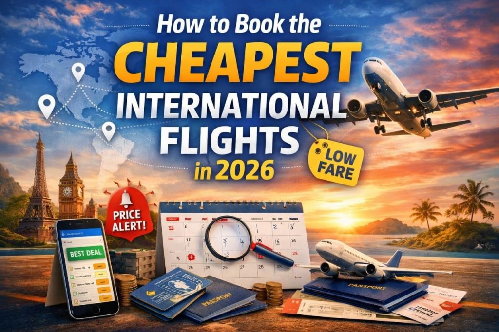 how to book the cheapest international flights in 2026