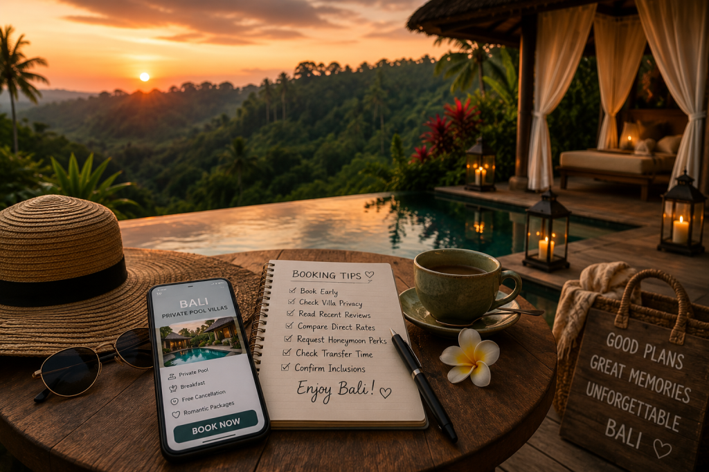 Round-up pictures on romantic hotels in Bali with private pool